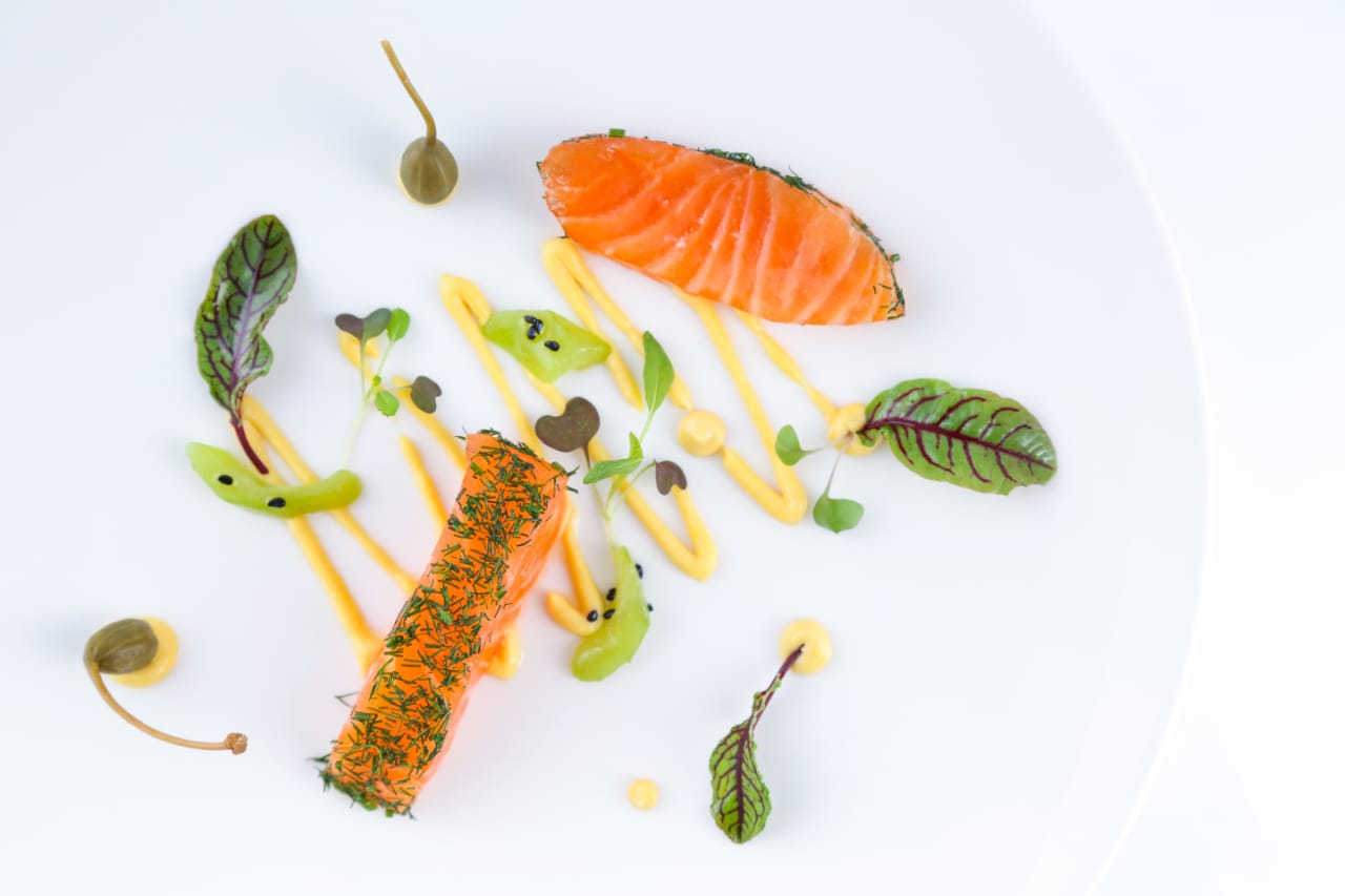 Cured salmon & Gribiche sauce