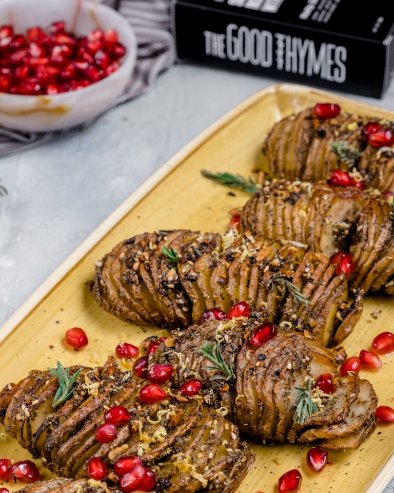 Zaatar Hasselback Potatoes