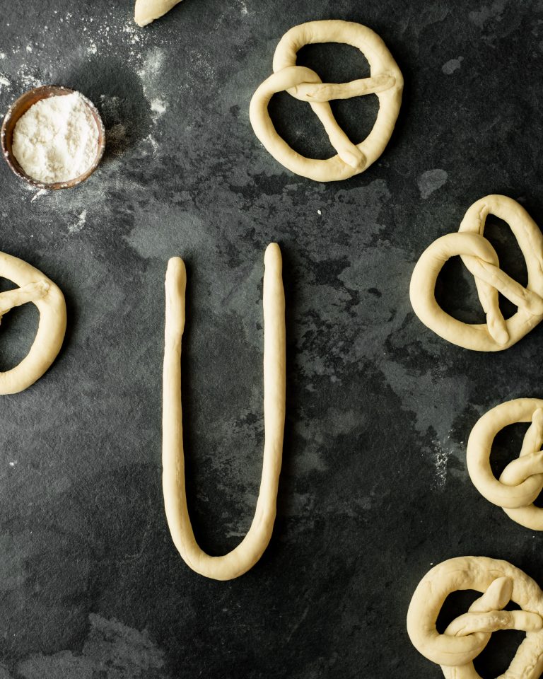 Soft Zaatar Pretzels